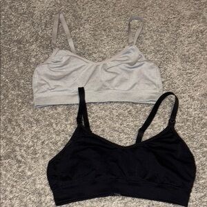 H&M Black and Gray Breastfeeding Bras Intimates & Sleepwear Set